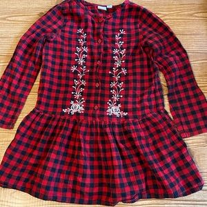 Girls Plaid Dress